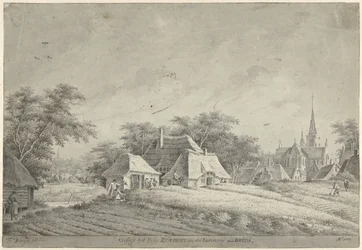 Vue du village de Zundert