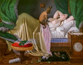 Le cauchemar 1846 (huile sur toile)