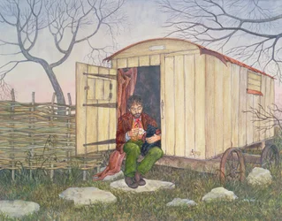 La cabane du berger, de Loin de la foule déchaînée, par Thomas Hardy