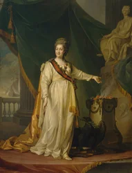 Catherine II en législatrice dans le temple de la déesse de la justice, 1783