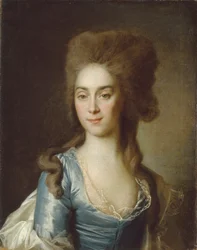 Portrait de Tatyana Petrovna Raznatovskaya, née Rezvaya, 1781