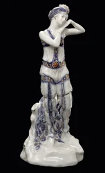 Tamara Karsavina (1885-1978) en Zobeide dans le ballet Shéhérazade par N. Rimsky-Korsakov