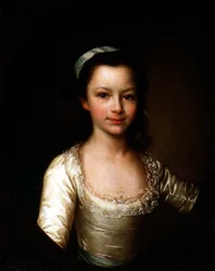 Portrait de la comtesse Ekaterina Artemyeva Vorontsova (1780-1836) fin des années 1780