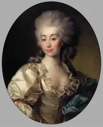 Russe : "Portrait de la comtesse Urszula Mniszech" Portrait de la comtesse Urszula Mniszech