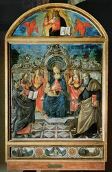 Vierge trônant, l