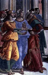 Spectateurs, de la Vierge Marie au Temple (détail)
