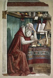 Saint Jérôme dans son étude