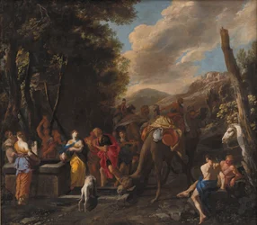Rebecca et Éliézer au puits