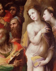 Descente du Christ aux limbes (détail)
