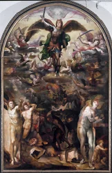 Saint Michel chassant les anges rebelles