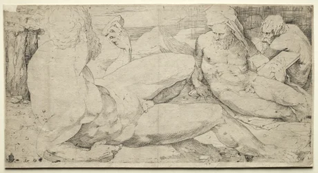 Trois Nus Masculins, deuxième quart des années 1500