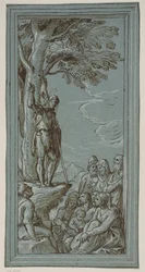 Jean-Baptiste prêchant dans le désert