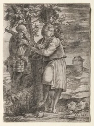Berger et vieux guerrier