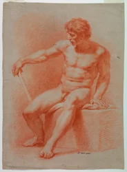 Dessin, Dessin, Nu, vers 1740