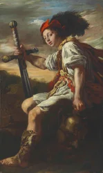 David avec la Tête de Goliath, c.1620