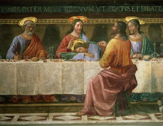 (détail) de la Cène