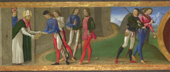 Légende des saints Justus et Clément de Volterra, vers 1479
