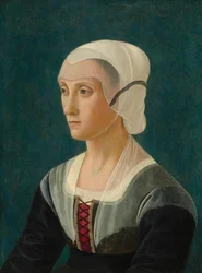 Lucrezia Tornabuoni, vers 1475 (tempera et huile sur panneau de peuplier)