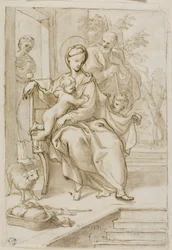 Sainte Famille avec Sainte Anne et le petit Saint Jean-Baptiste
