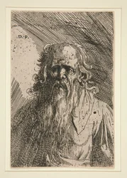 Vieil homme avec une barbe
