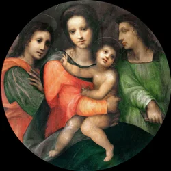 Madone et Enfant avec deux anges