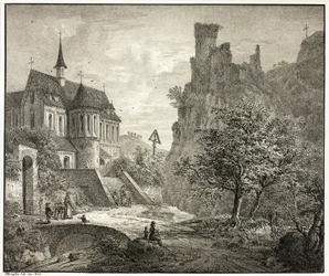 Église à Kobern sur la Moselle
