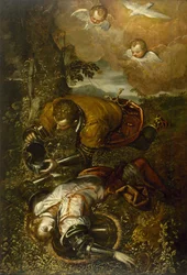Tancrède baptisant Clorinde