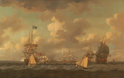 Navires anglais arrivant à l
