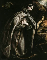 Saint François priant, vers 1595