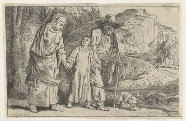 Le Christ revenant du temple avec ses parents