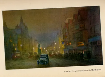 Ancien et moderne à Holborn, de 