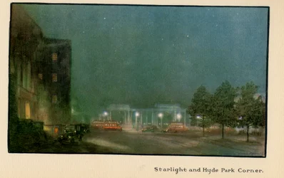 Lumière des étoiles et Hyde Park Corner, de 