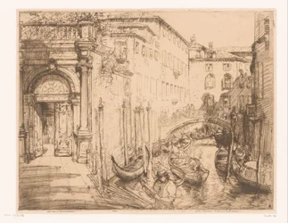 Vue de Venise 1911 (Le Palais Blanc)