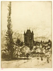 Un château à Thoune, Suisse