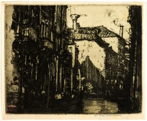 Le canal sombre, Venise