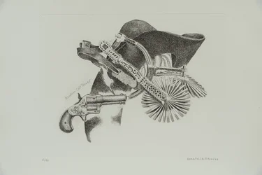 Revolver Colt "House", 1977 (gravure)