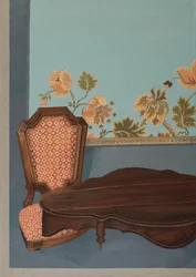 Intérieur avec meubles