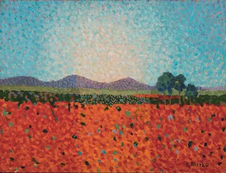 Champ de coquelicots, c.1983 ou 1988