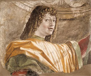 Homme avec hallebarde, 1490-1492