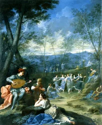 Danse des nymphes, vers 1725