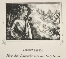 Comment Sir Launcelot a vu le Saint Graal, illustration de 