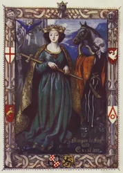 Morgan Le Fay avec Excalibur