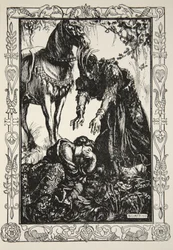 Palamides apparut devant elle, illustration de 