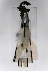 Silhouette de mode abstraite