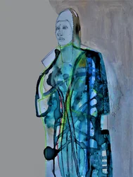 Silhouette de mode abstraite