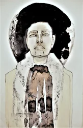 Portrait abstrait « Halo »