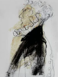 Esquisse de profil abstrait