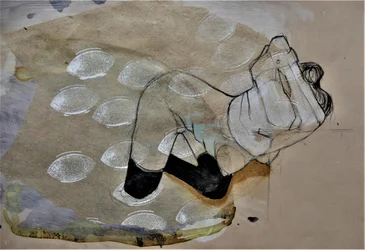 Nu au repos (abstrait)