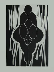 Figure abstraite audacieuse