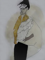Silhouette chic à volants